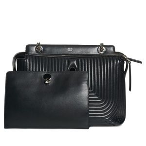 Fendi dotcom medium bag with clutch